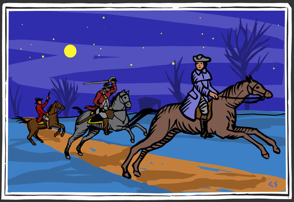 Interactive Map: The Midnight Rides - Paul Revere House
