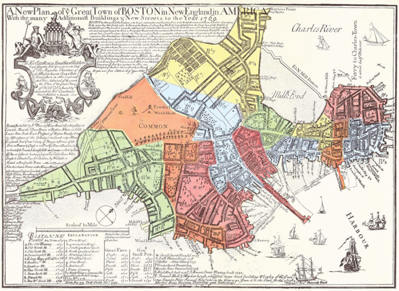 Boston Map 1769