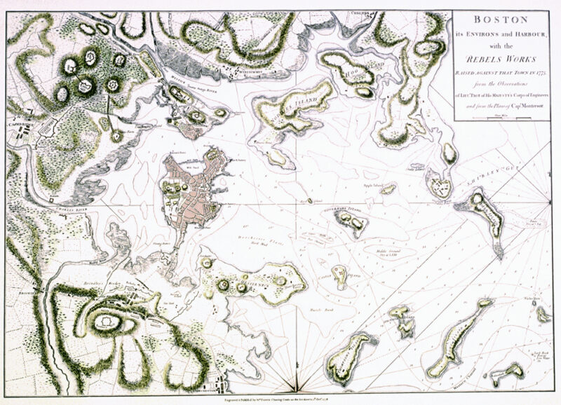 Boston Map 1775