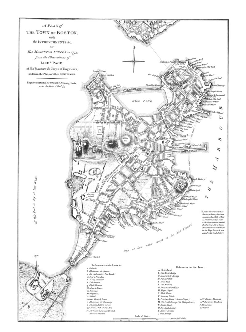 Boston Map 1777